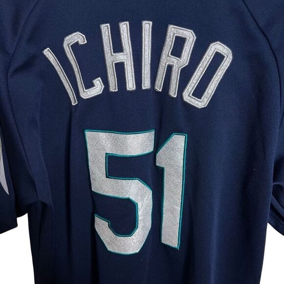 Y2K Mariners Ichiro Stitched Jersey Medium - Picture 4 of 6